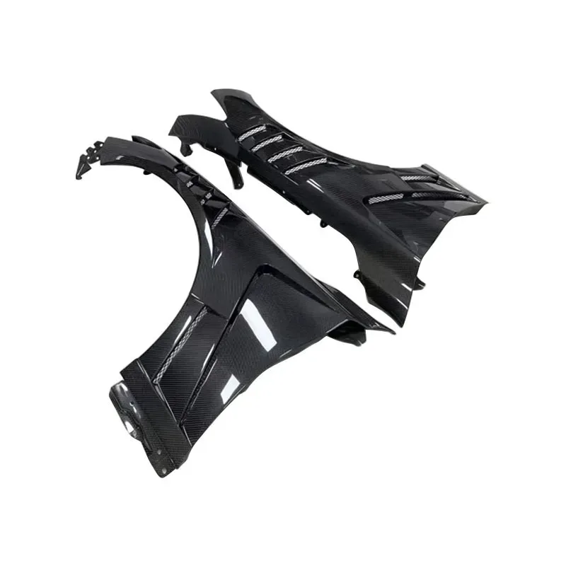 

BC Real Carbon Fiber Front Side Fender Trims for Q50 Q50L 2014-2020 Fender Trims Peect Fitment