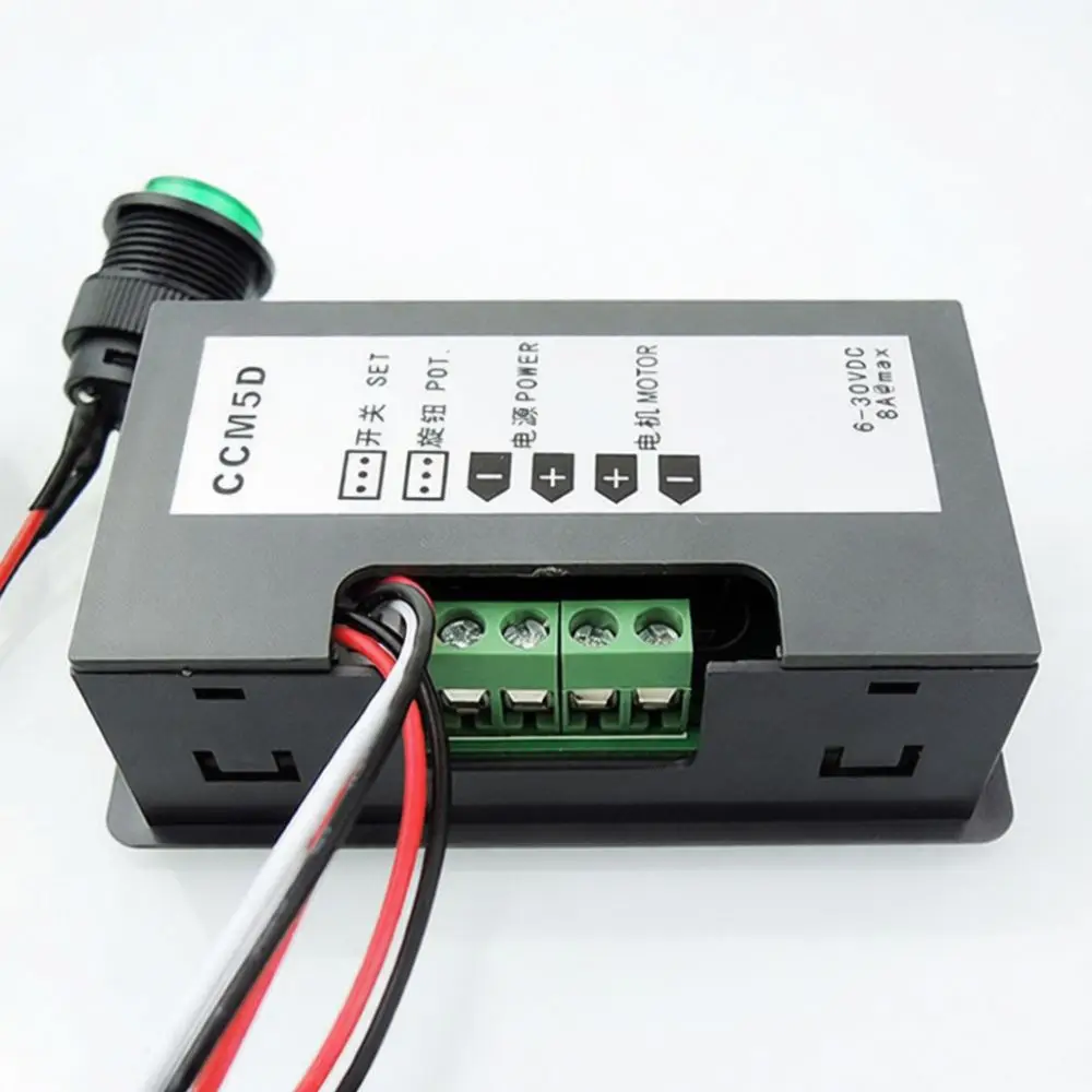 Digital PWM DC Motor Governor 6V 12V 24V Adjustable Speed Controller Module With Display Screen For Industrial Equipment Gear