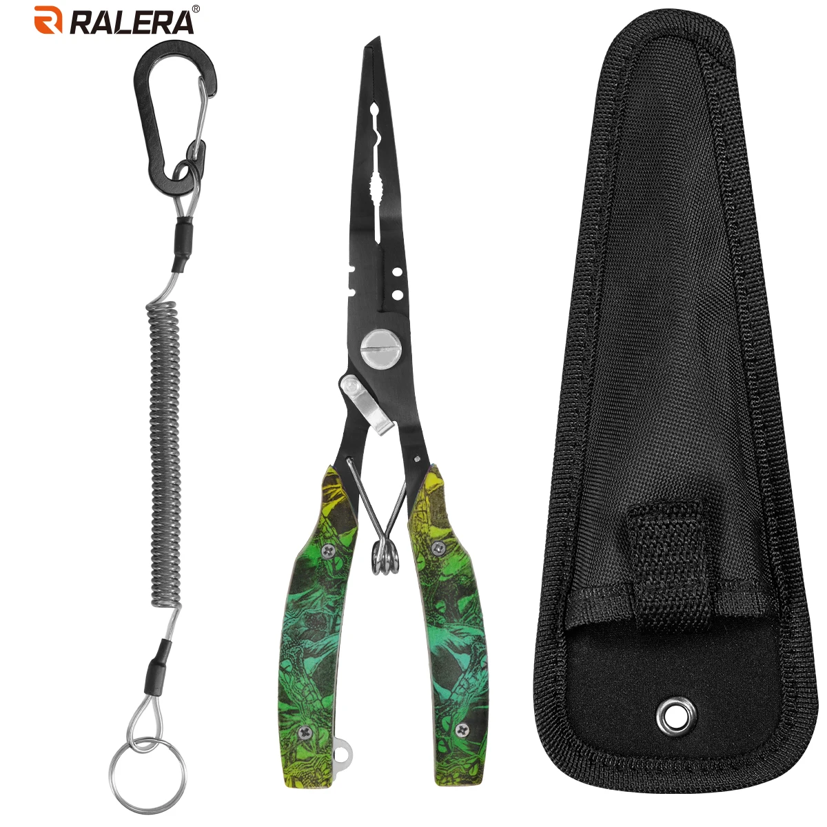 RALERA Multifunctional Fishing Pliers Stainless Steel Lure Pliers Hook Remover Line Cutter Split Ring Opener With Lanyard Sheath Saf8632fdbafa4909b19fc620a4c29d182