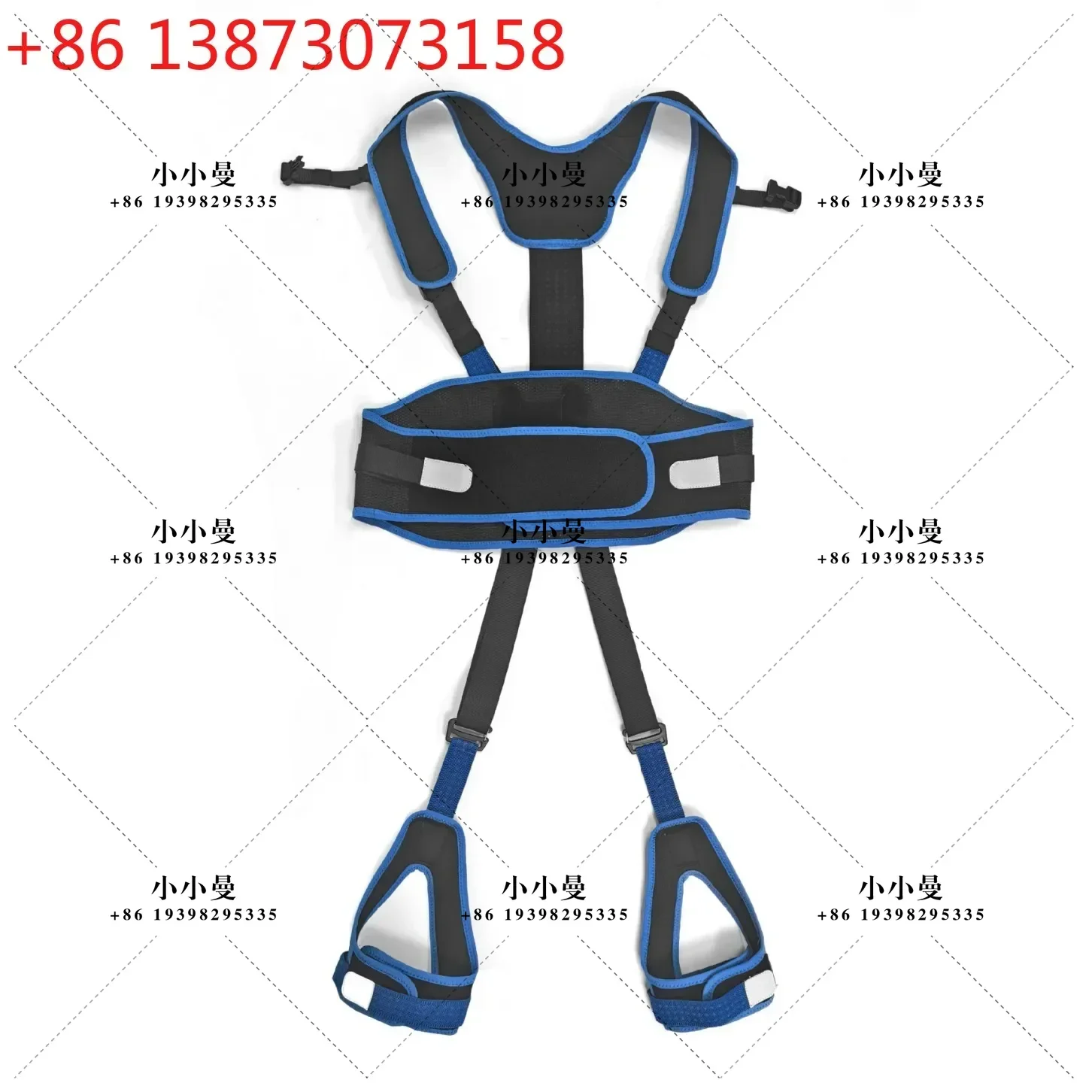 Lightweight elastic fabric, tendons and bones with waist protection exoskeleton, relieving lumbar spine pressure, breathable,