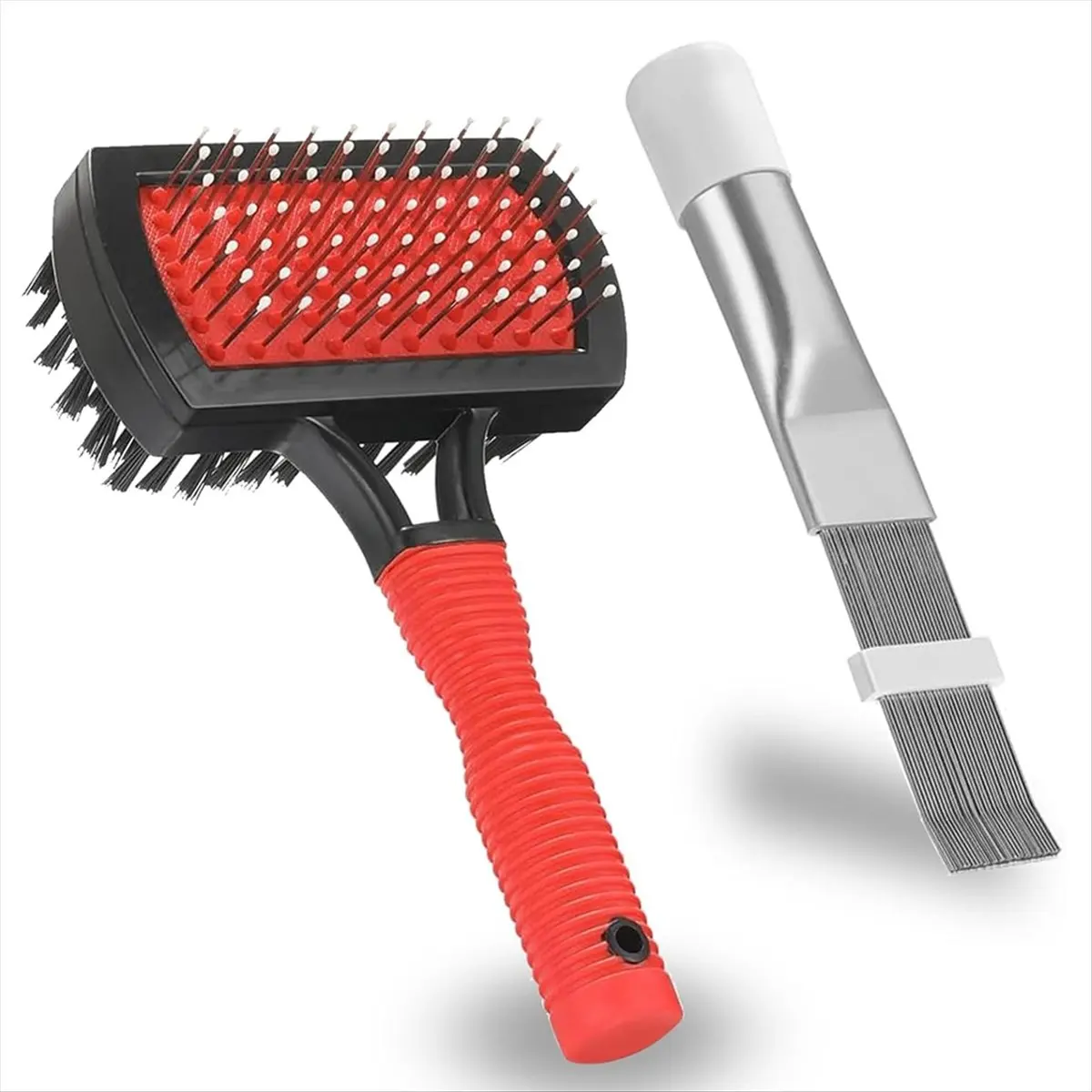 828 Mega Sale 2PCS Condenser Air Conditioner Evaporator Coil Fin Cleaning Brush, Air Conditioner Condenser Coil Fin Comb
