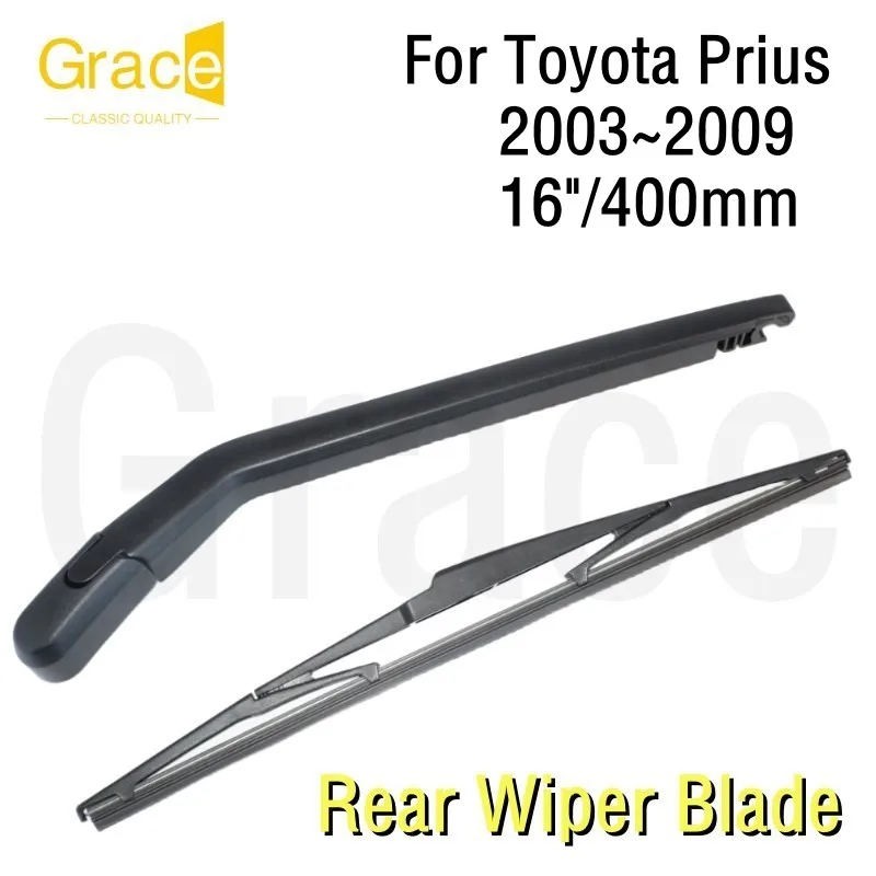 

Rear Wiper Blade For Toyota Prius 16"/400mm Car Windshield Windscreen Rubber 2003 2004 2005 2006 2007 2008 2009