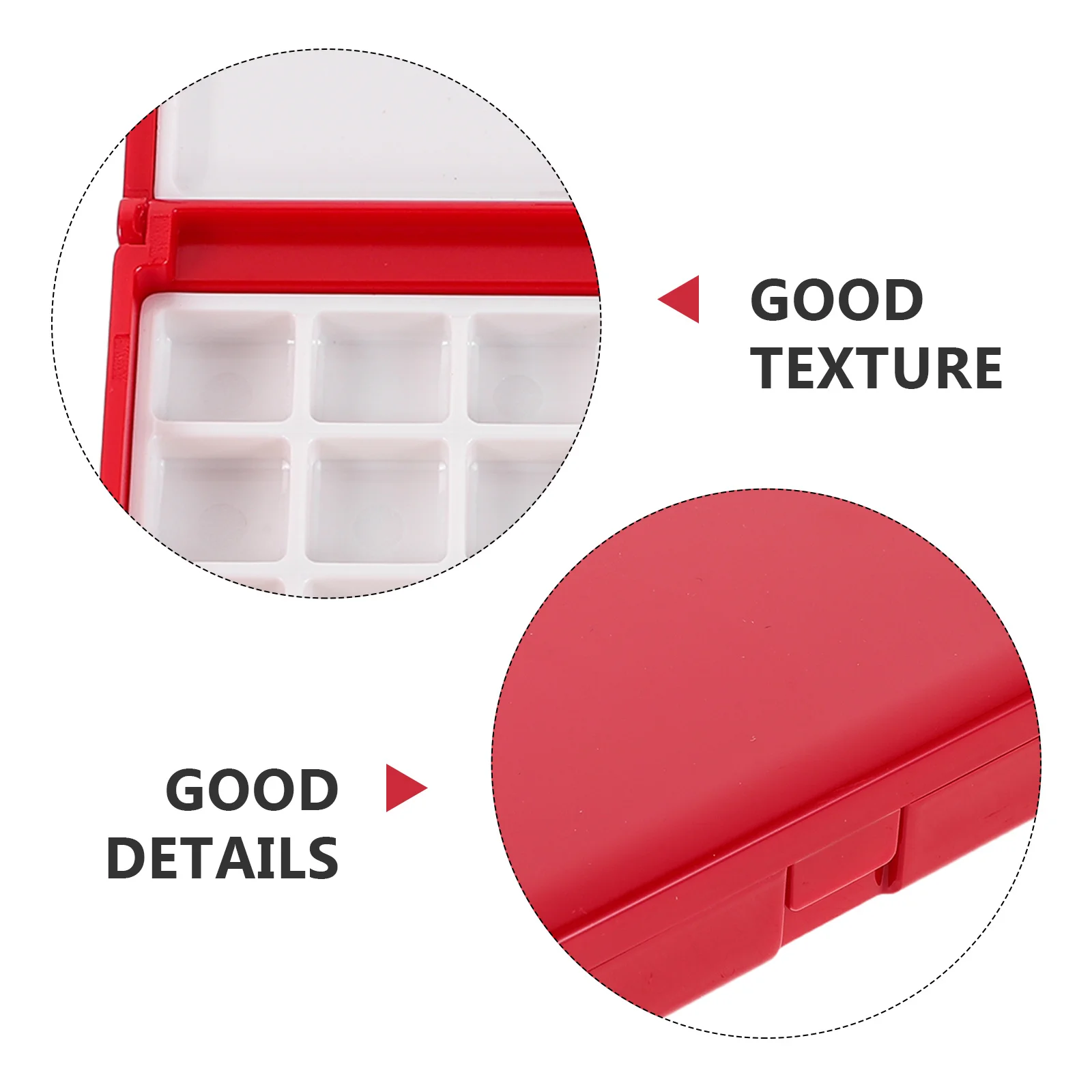 صندوق لوحة ألوان مائية، صينية طلاء بلاستيكية متعددة الأقسام للفنانين والطلاب، لوحة سفر، تخزين خلط محمول #2