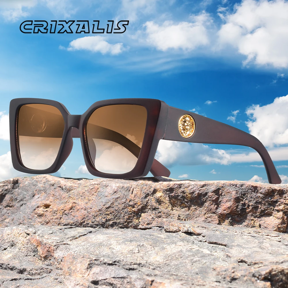 CRIXALIS Mode Cateye Sonnenbrille Frauen Trendy Anti Glare Gradienten Sonnenbrille Weibliche Outdoor Reise Shades Damen UV400