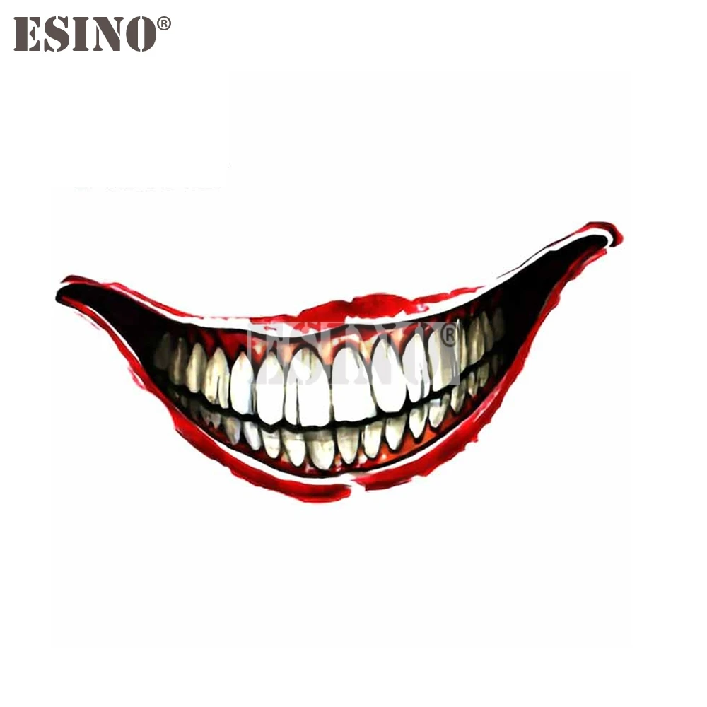 

Car Styling Creative Jokers Smile Tattoo on Hand Clipart Funny Decal Cartoon PVC Car Body Sticker Pattern Vinyl