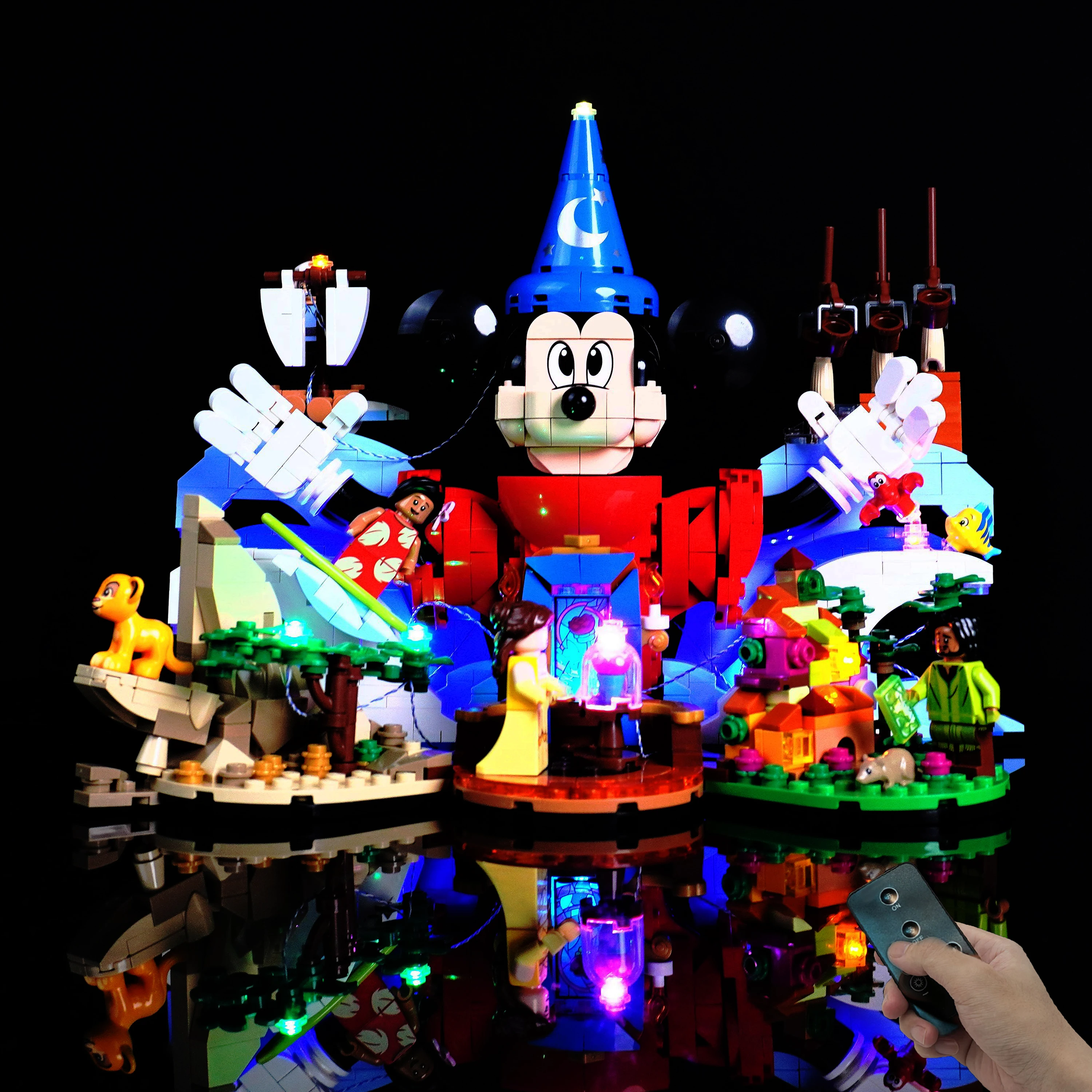 LED照明キット 21352マジックファンタジーキャッスルビルディングブロックモデルと互換性あり ディスプレイ用装飾ライトセット（ライトのみ）