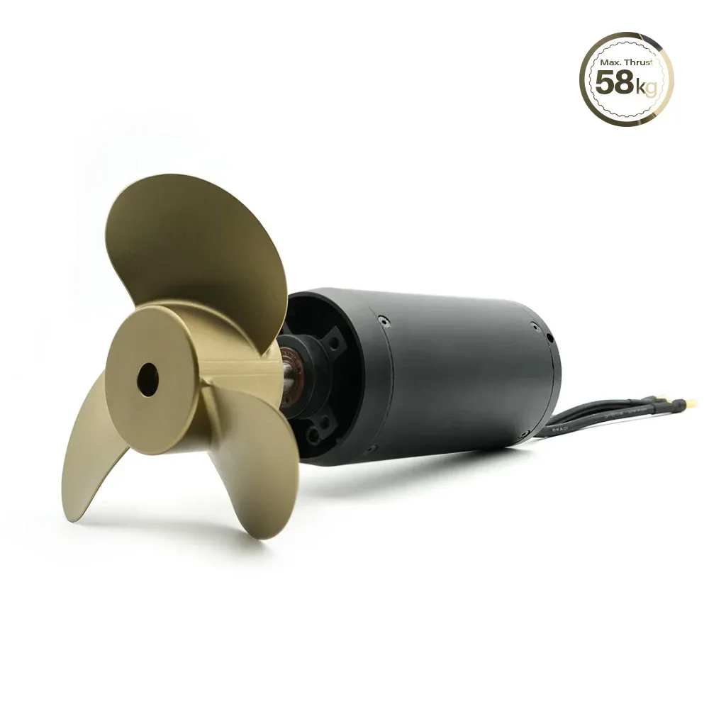 2026FRC IP68 Waterproof 75141 58KG Thruster BLDC Motor for Electric Underwater Efoil Hydrofoil With Motor Controller and