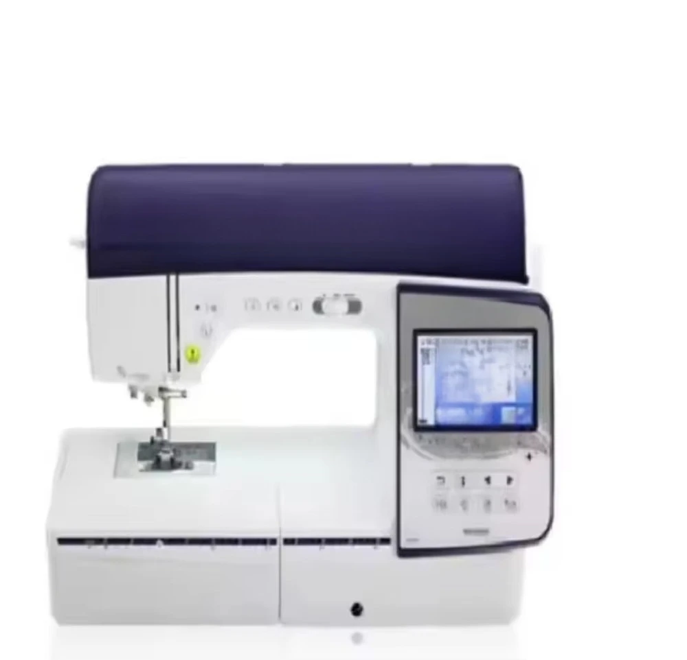 The sewing and embroidery machine can be easily operated by even beginners