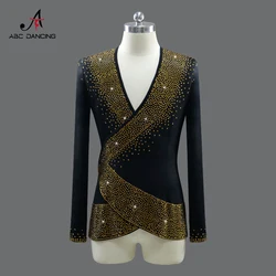 2026 New Men's Latin Dance Costume Cocktail Party Sports Party Competition Adult Boys Top Stage Outdoor Performance Clothes Suit
