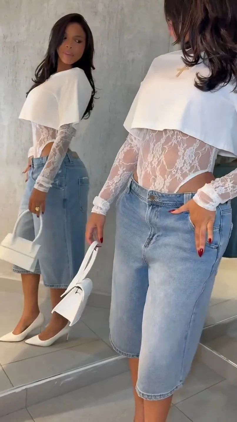Sexy corpo de renda preta para mulheres chique bodysuit branco retalhos topo bodys corpete coquette verão rua wear noite 2026 festa nova