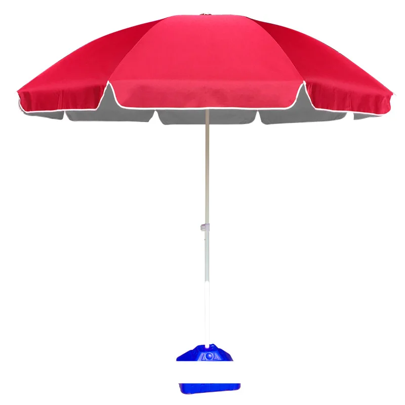Outdoor advertising umbrella, sun umbrella logo can be printed, set up a stall, large courtyard fishing round umbrella