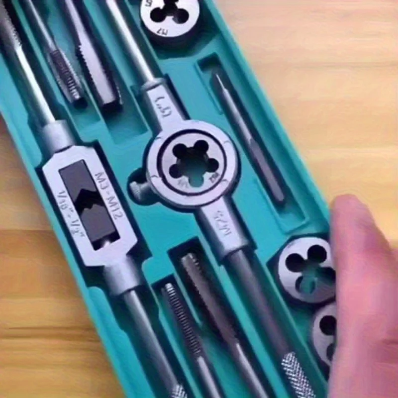 5pcs/Set Adjustable Ratchet Wrench Tap Wrench Forward & Reverse Wrench Manual Tapping Accessory