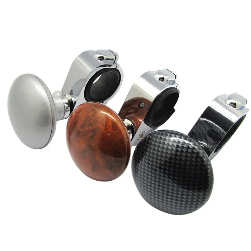 

Новый! Для рулевого колеса автомобиля, вспомогательная ручка управления, шариковый усилитель, рулевые колеса, прочный, противоскользящий, стильный, из углеродного волокна ﻿