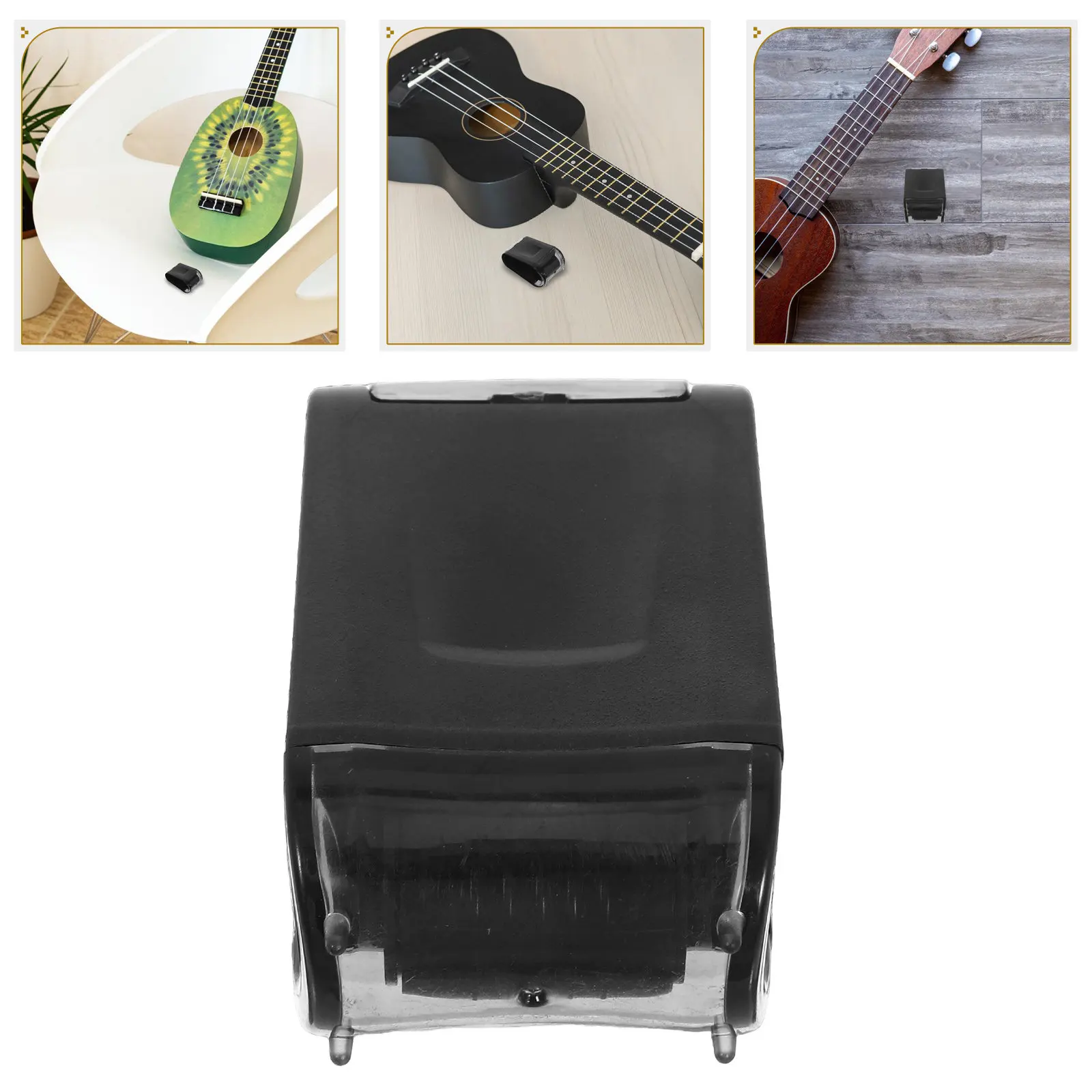 Music Staff Notation Stamp Black Ink Self-Inking Roller Quick Accurate Line Stamp for Guitar Ukulele Teaching Line Stamping Tool