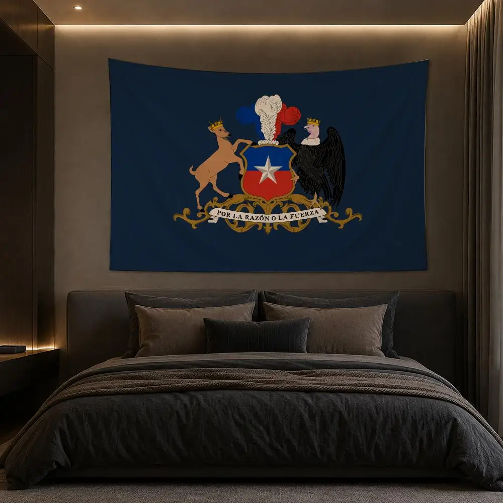 C-Chile President Presidential Ensign Tapestry Bedroom Living Room Party House Home Dorm Interior Wall Decor Background Banner