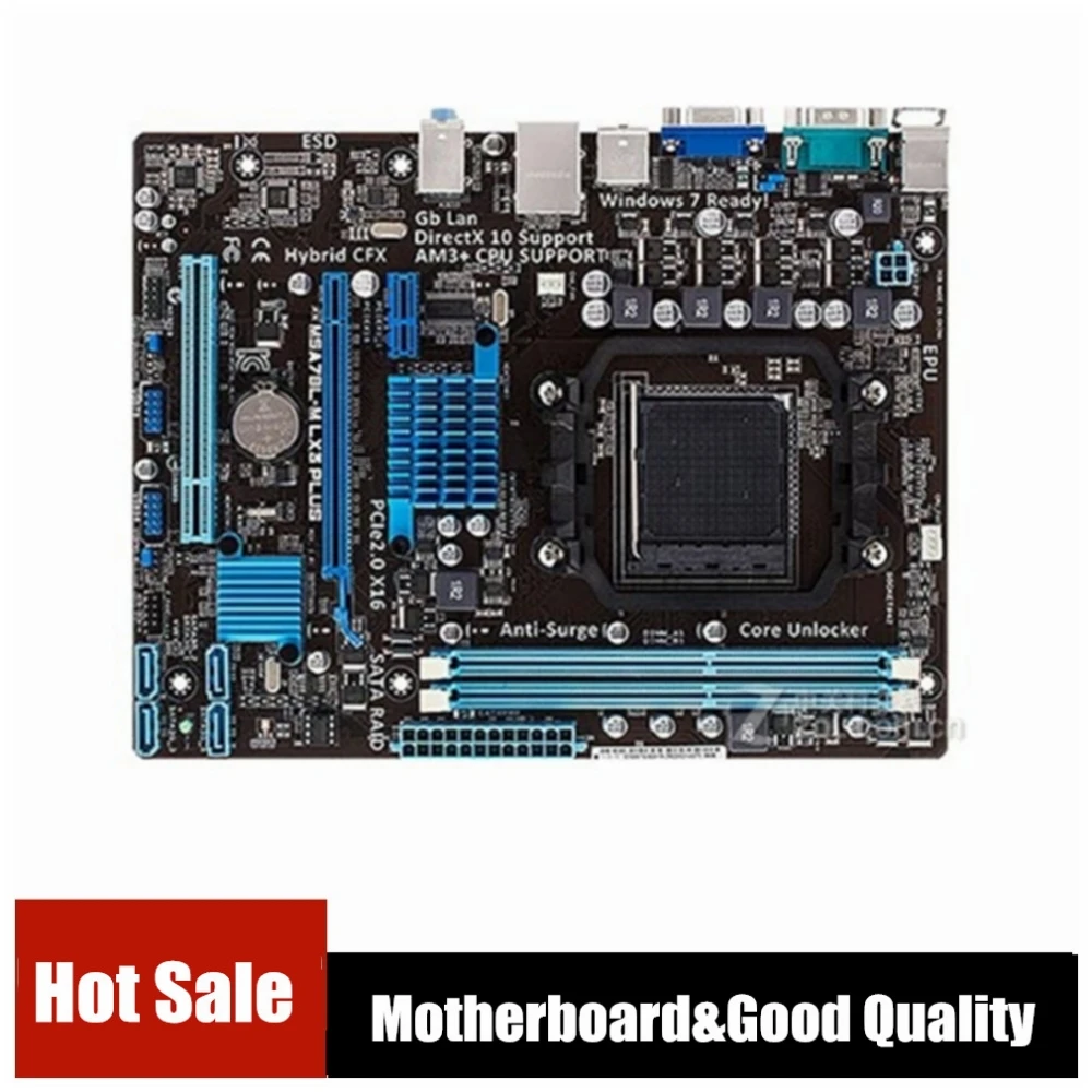 M5A78L-M LX3 PLUS Desktop Motherboard 760G 780L Socket AM3+ DDR3 16G Micro ATX UEFI BIOS Mainboard