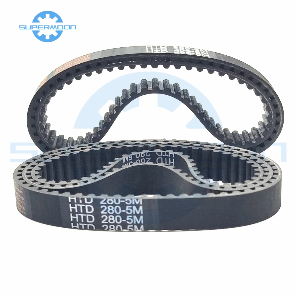 HTD 5M Timing Synchronous Belt length 345 350 355 360 365 370 375 380 385 390 395 400mm Width 10-30mm Power Transmission Belt