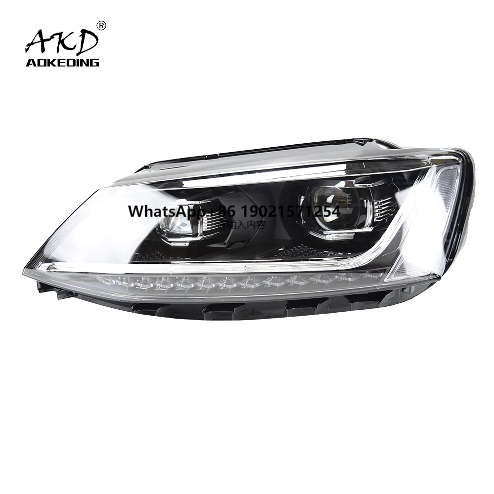

Car Lights for Jetta Sagitar 2012-2018 MK6 MK7 LED Headlights Modification Upgrade DRL Dynamic Turn Signal Lamp Bifocal Lens