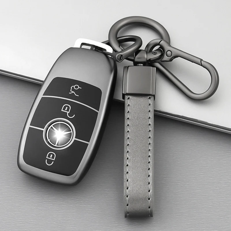 For Car Key Case Cover for Mercedes Benz E C S GLC Class E200 E400 E63 W213 S550 S560 C260 A200 Key Shell Pforrotector