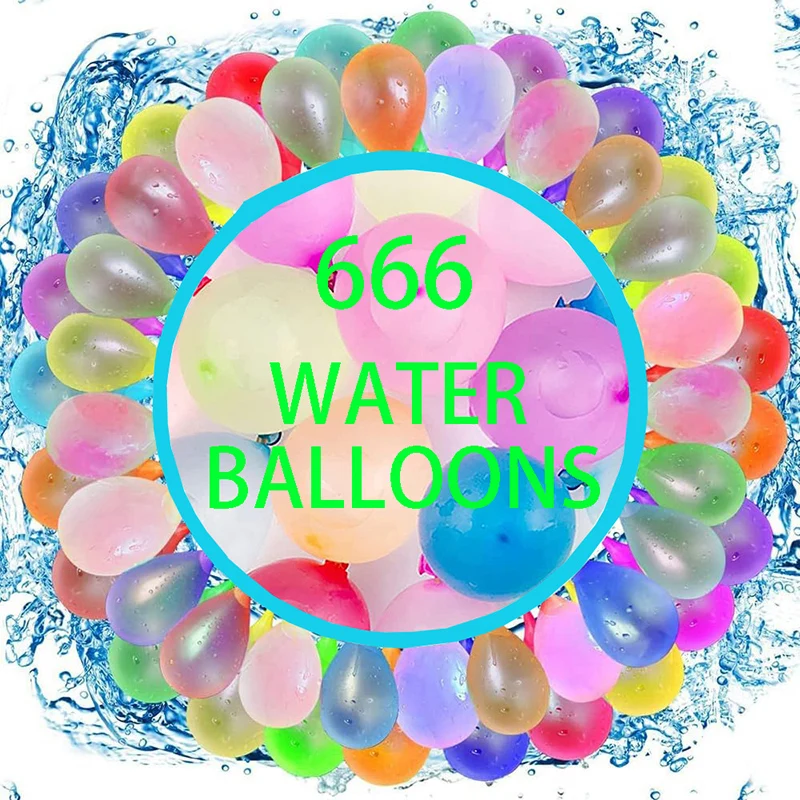 Palloncini d'acqua Riempimento facile e veloce, palloncini d'acqua colorati, palline d'acqua Divertimento estivo Giochi da combattimento per feste all'aperto per bambini