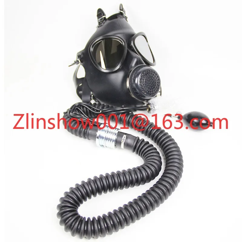 Brand new personalized gas mask, side vent, stainless steel quick release strap mask, silver plated single lens black lens
