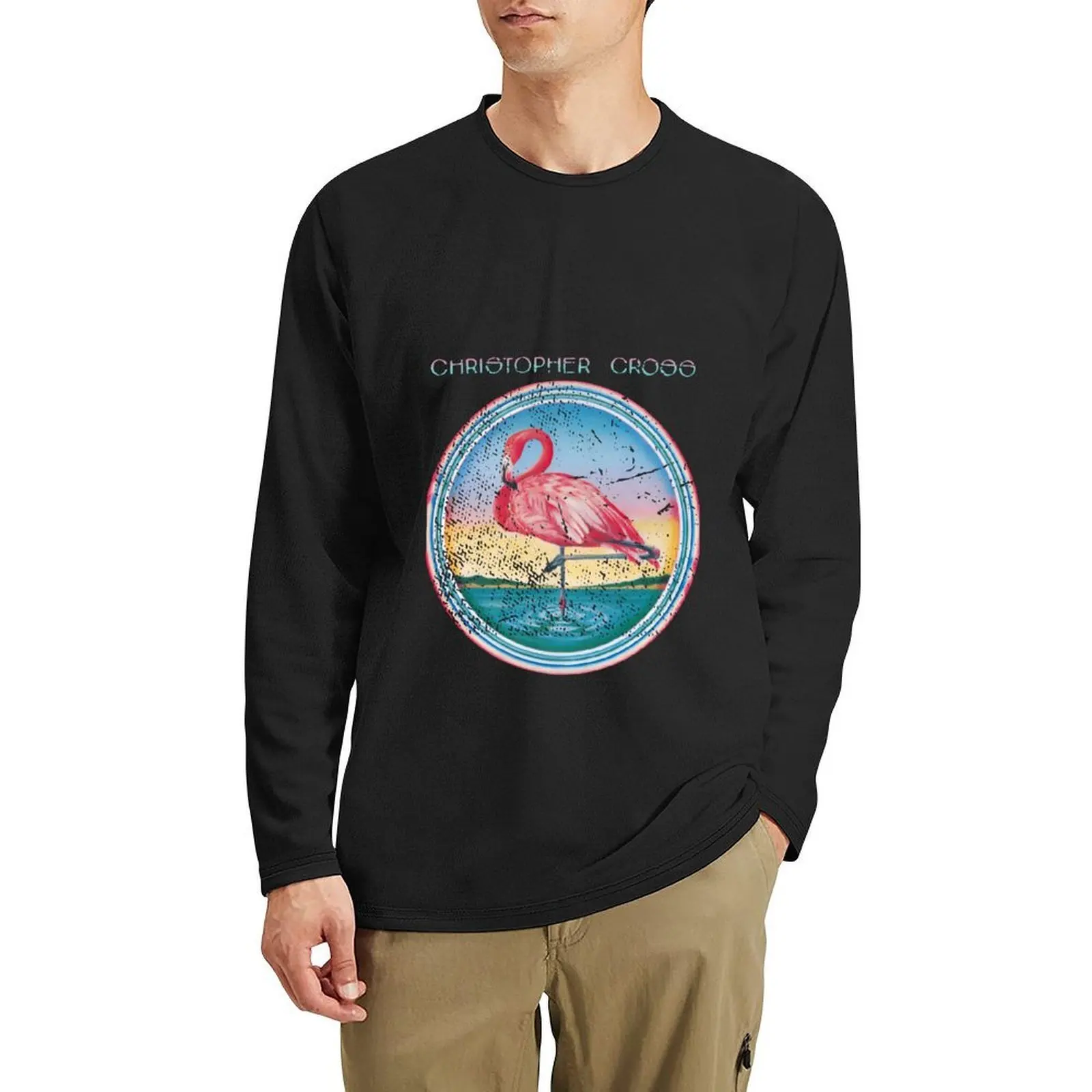

Christopher Cross Debut Long T-Shirt vintage t shirt Tee shirt sweat shirts quick drying shirt t shirts for men cotton