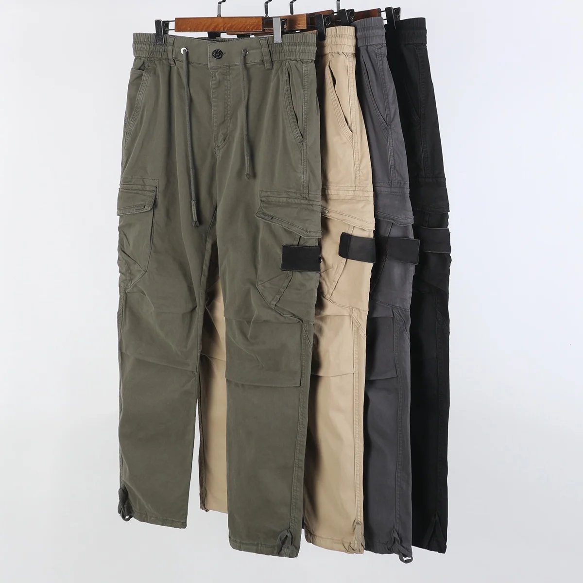 

Мужские повседневные брюки свободного кроя из хлопка, цвет хаки, модель 5406, коллекция Осень-Зима 2025, комфортные хлопковые брюки для отдыха, модные, осенний сезон