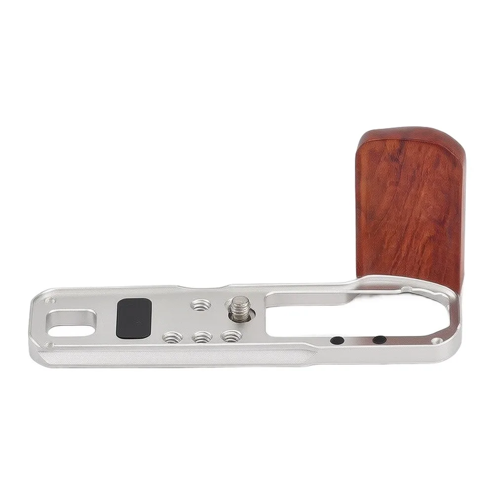 For Fujifilm X100VI Dedicated L-Shape Bracket Holder Featuring Clean Lines and Functional Integration with Camera Body