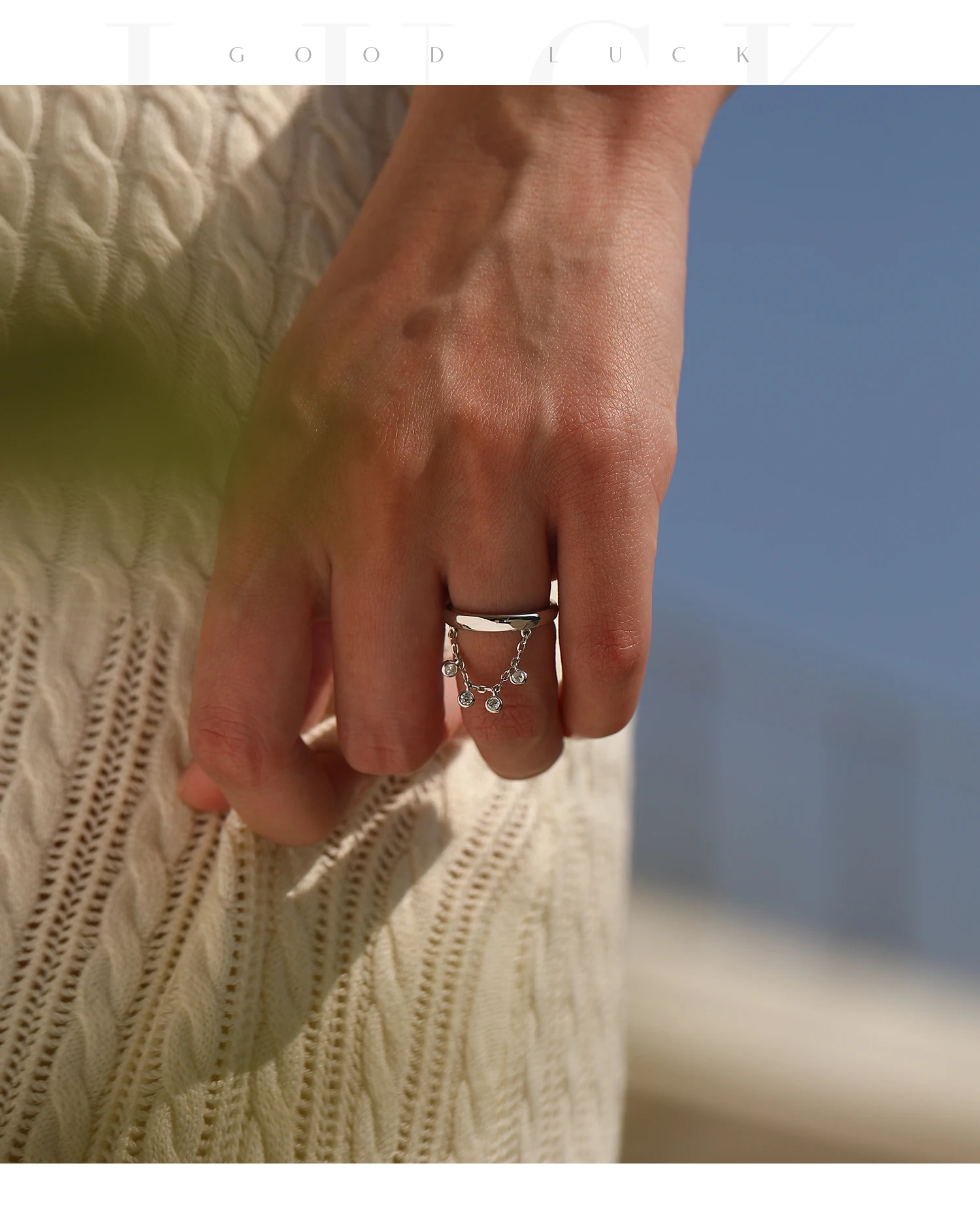 MODIAN Funkelnde runde CZ-Stapelringe aus 925er Sterlingsilber, süßes kleines Anhänger-Design, Fingerringe für Frauen, edler Schmuck – Detail 6