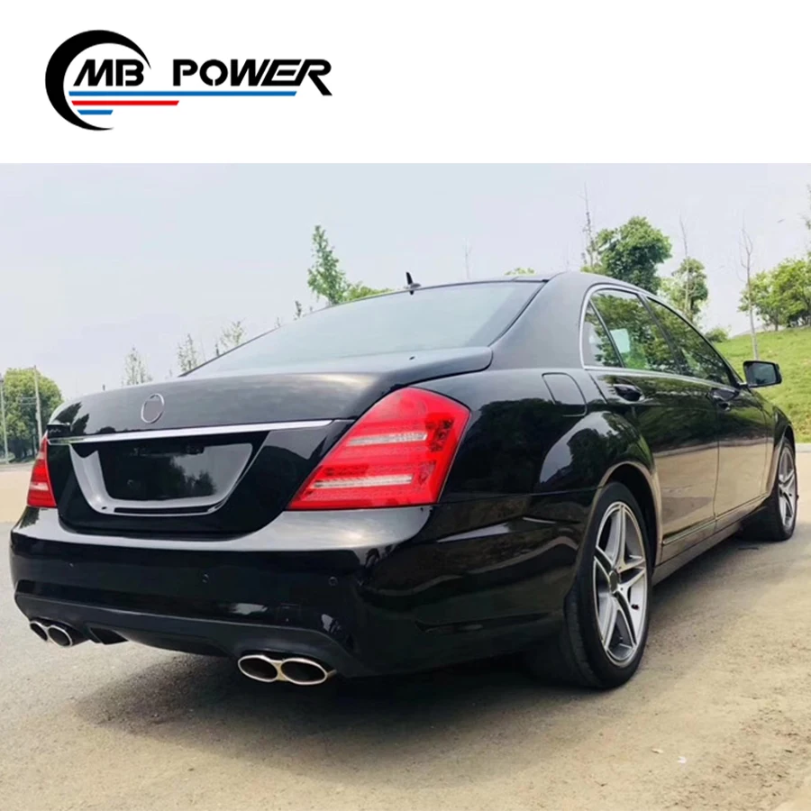 S class w221 S63 S65 body kit with front bumper grille rear  for  S500 S350 S55 to  s65  PP material  09y~