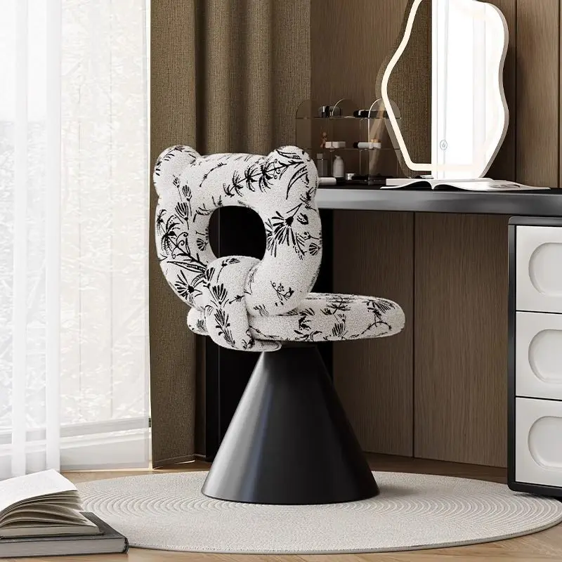 & Medieval makeup stool dresser chair girls bedroom rotating makeup chair minimalist dressing stool light luxury high sense