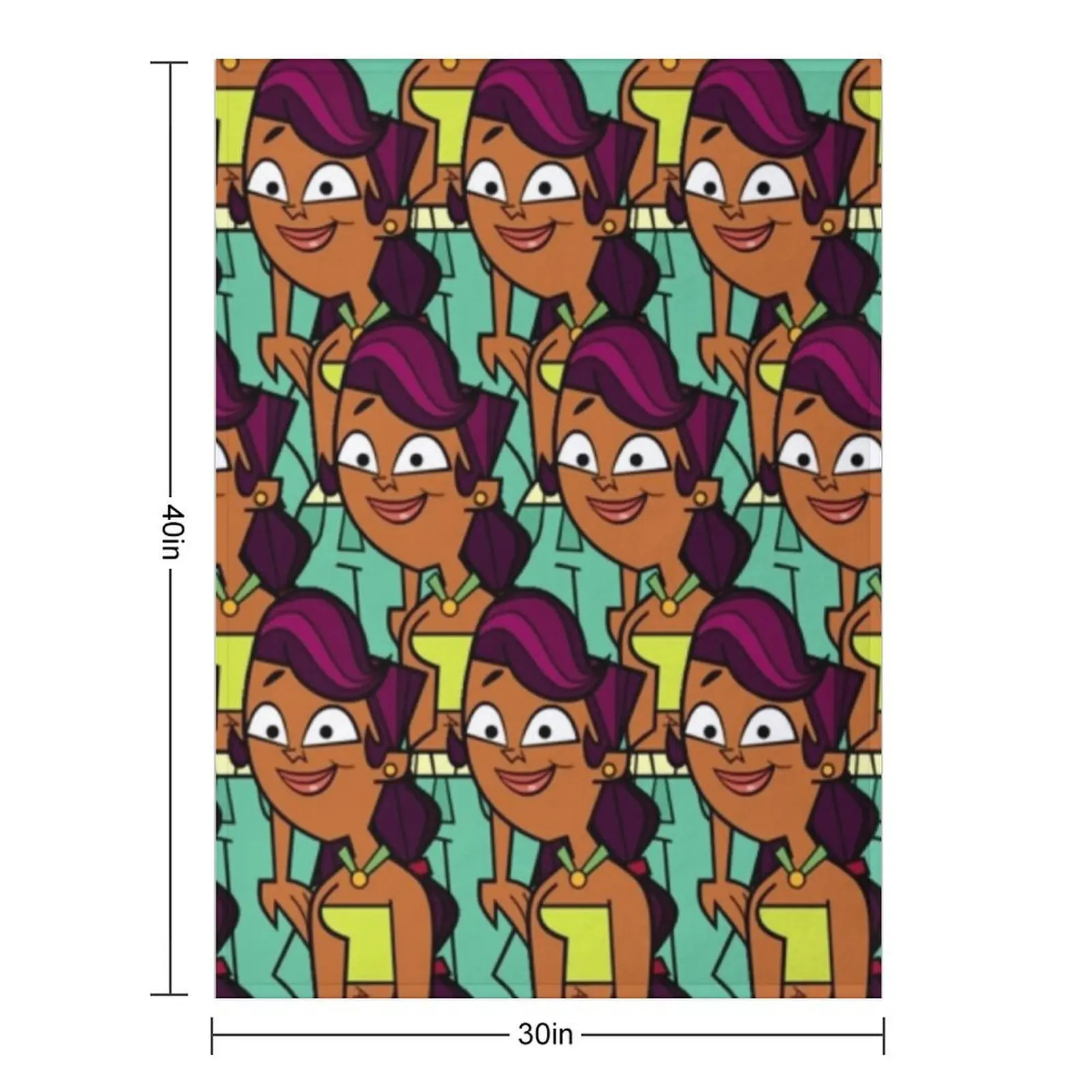 Total Drama: Sierra Throw Blanket Thins decorative Loose Blankets Sofas Of Decoration Blankets