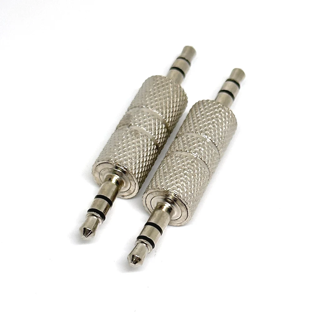 3.5mm male to Male 3.5mm / 3.5 mm male to male 3.5 mm Adapter Converter Stereo Audio Headphone Jack High Quality