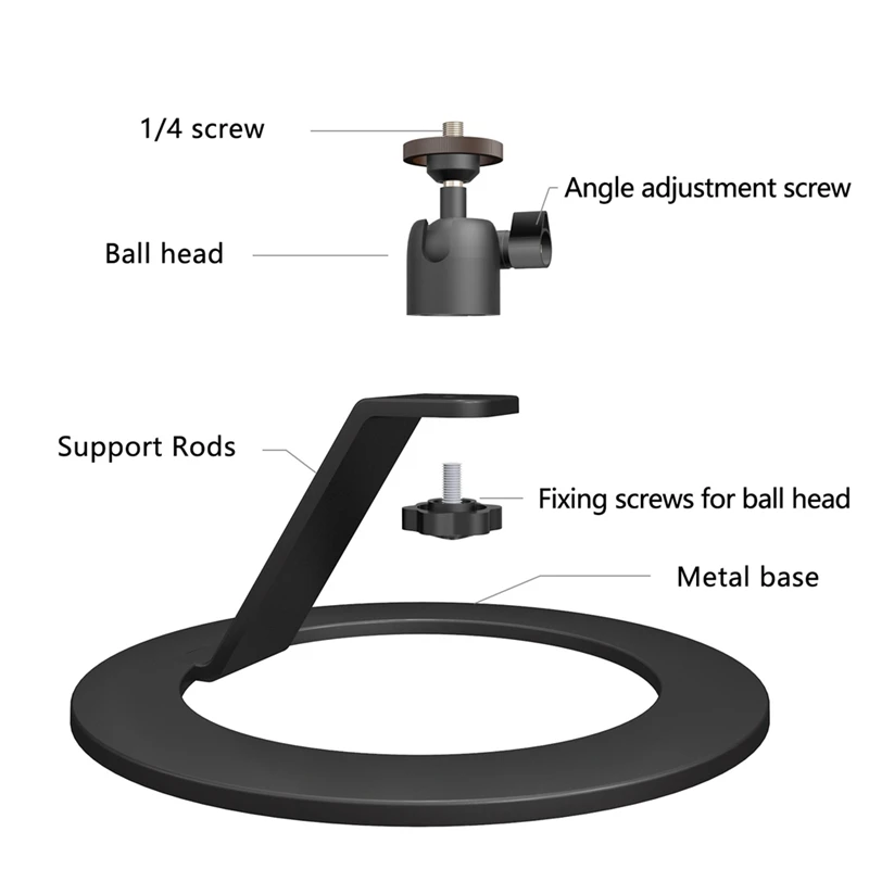 1 szt. Stojak na projektor biurkowy metalowy uchwyt wielofunkcyjny regulowany projektor do projektora XGIMI H2/H3/Halo/Xiaomi projektor