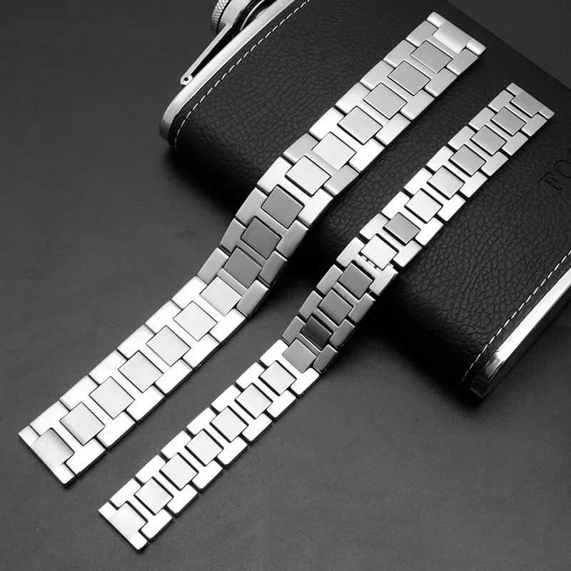 High quality stainless Steel bracelet for Car-tier TANK solo wristband  men and lady watchband 16mm 17.5mm 20mm 23mm silvery