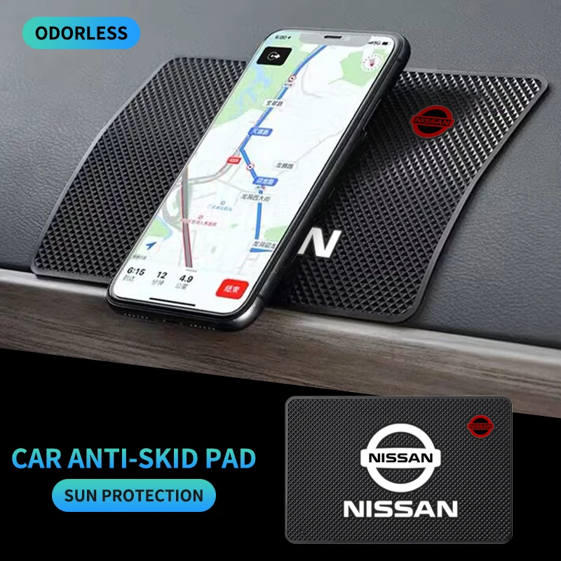 Car Interior Accessories Anti-Slip Mat Auto Non-Slip Pads For Nissan Qashqai J11 J10 X-trail T32 Juke Altima Sentra Micra Leaf