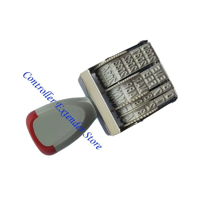 N84B Inglés/Español/Fecha French Sello Número plástico Sello Dígitos Ajustable Número Estample Sello tinción Sello para