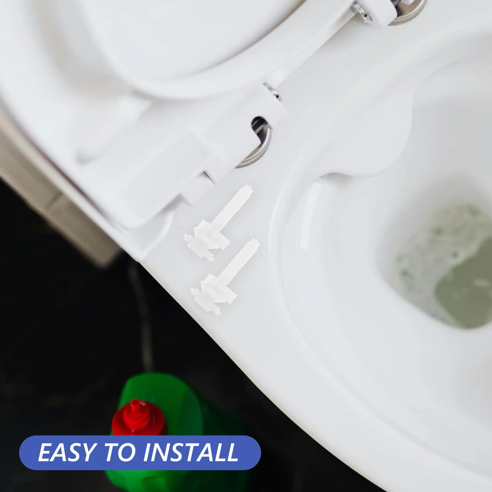 

Комплект из 4 прочных крепежных винтов для крышки унитаза, устойчивых к коррозии, с простой установкой