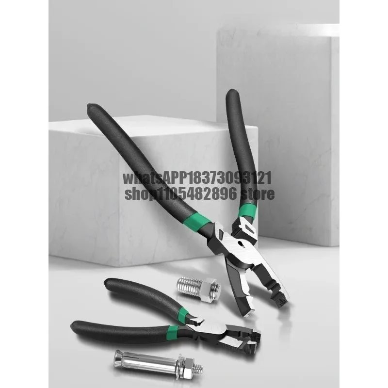 Slide tooth screw pliers Multifunctional broken wire removal Clamp screw pliers Remove sliding wire