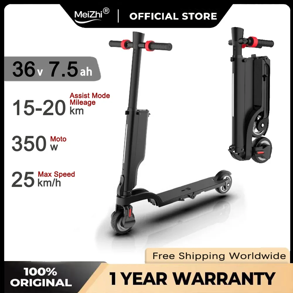 

X6 Foldable Electric Scooter with 7.5A Lithium-ion Battery 350W Motor and 25KM/H Speed,36V Battery and 5.5 Inch Wheels forAdults