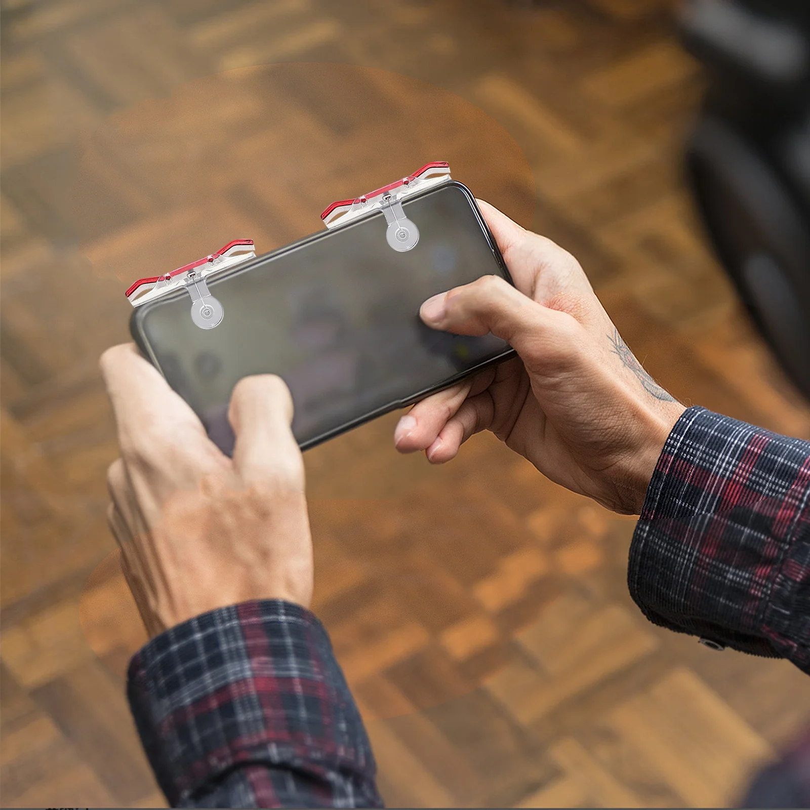 

1Pair Mobile Game Controller Trigger Ergonomic Design Comfortable Grip High Sensitivity Quick Response Phone Gaming Accessories