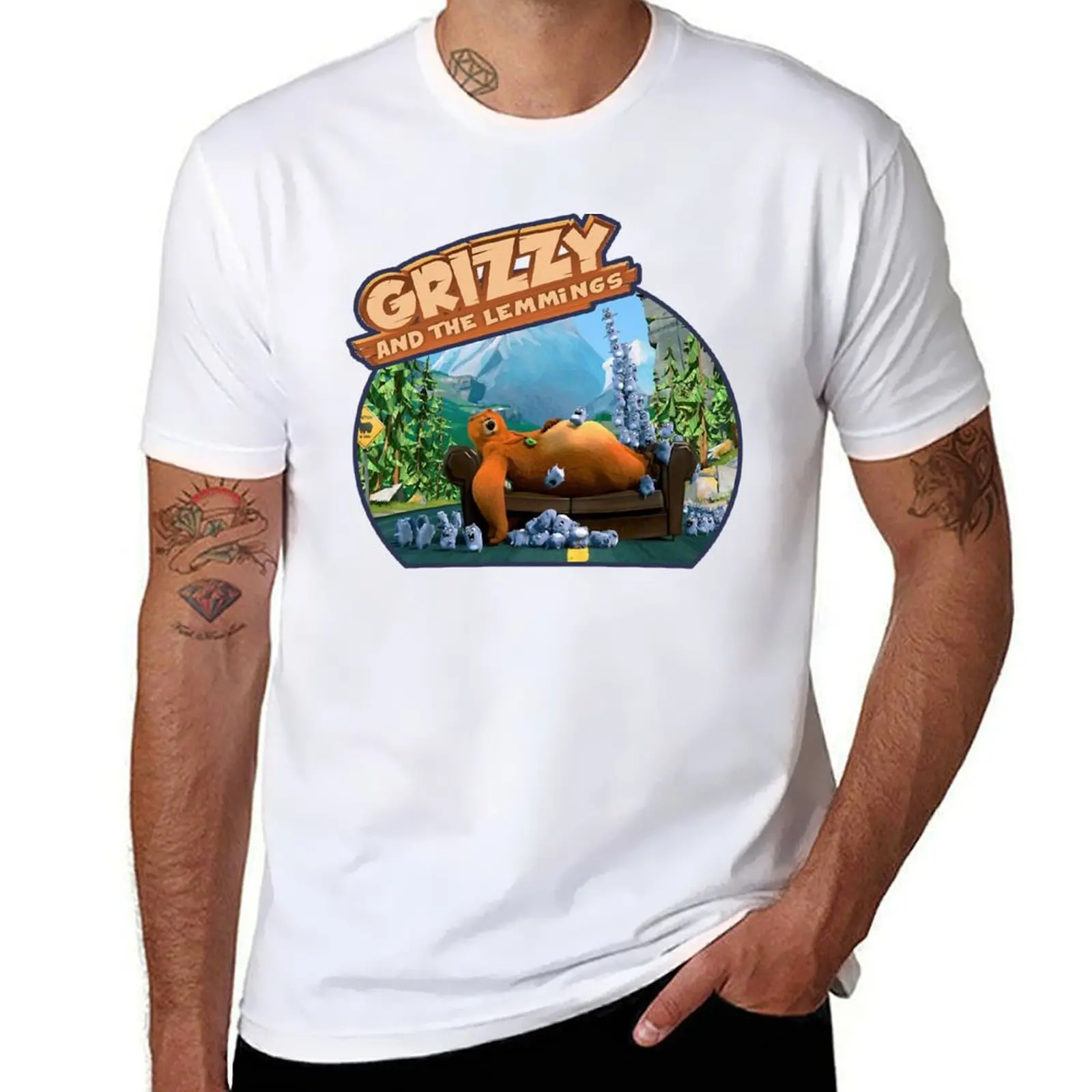 

and the grizzy lemmings T-Shirt Casual Fashion Print Tee Top