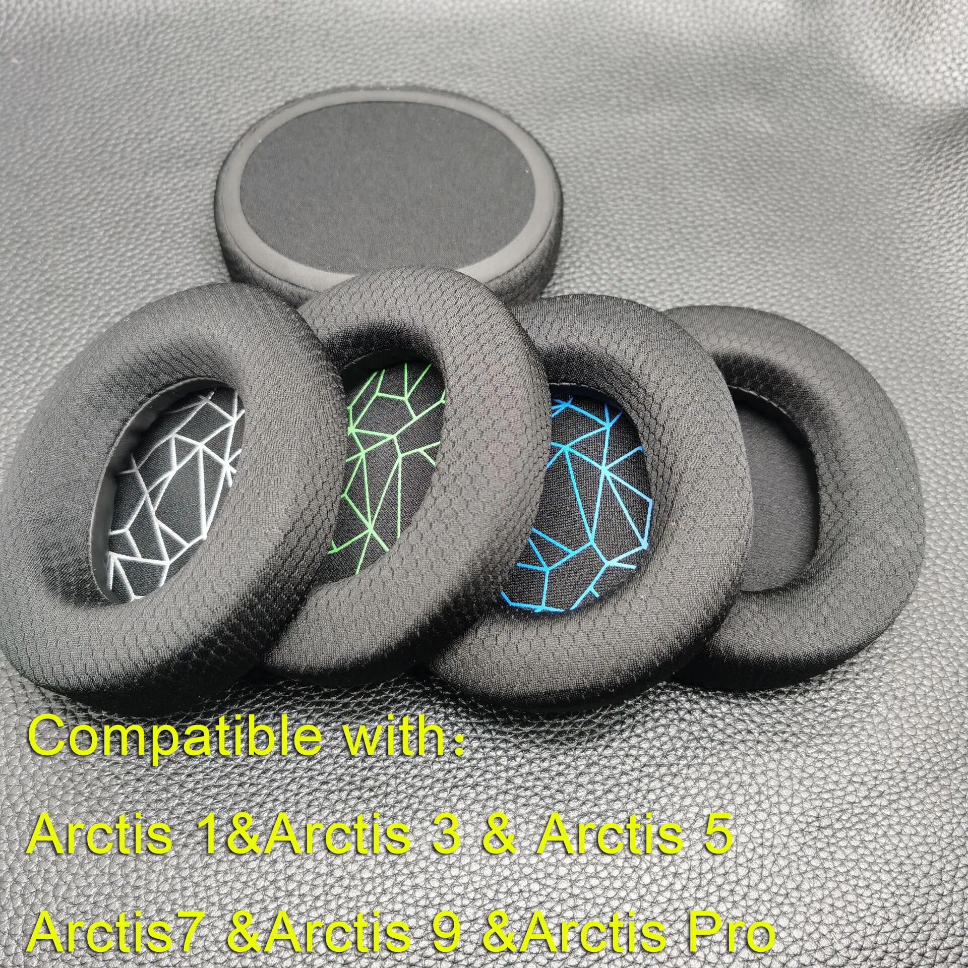 وسادات الأذن لـ Steelseries Arctis 1 3 5 7 9 Pro سماعة رأس من الفوم غطاء للأذنين ملحقات وسائد بديلة للأذن