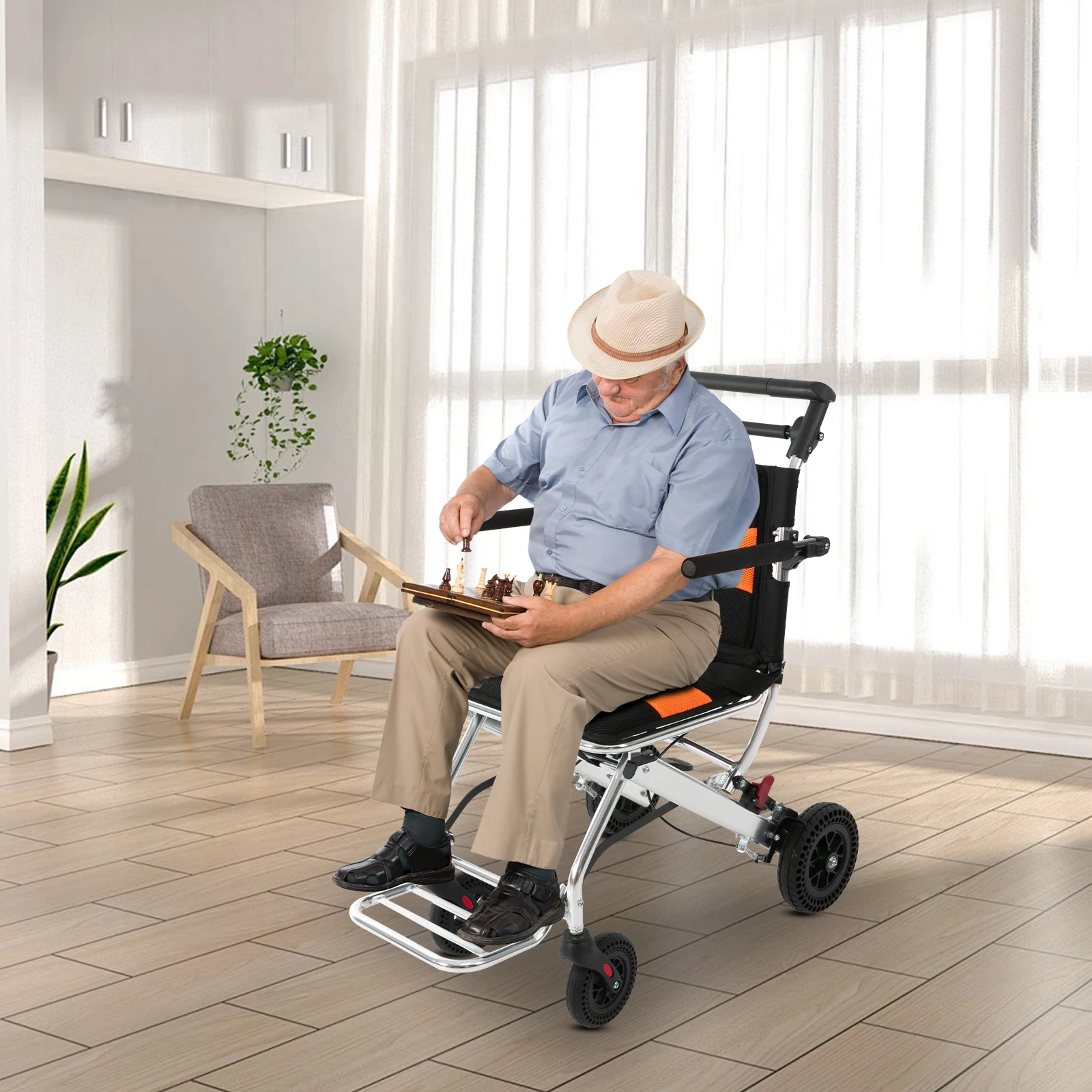 Portable Folding Wheelchair 8