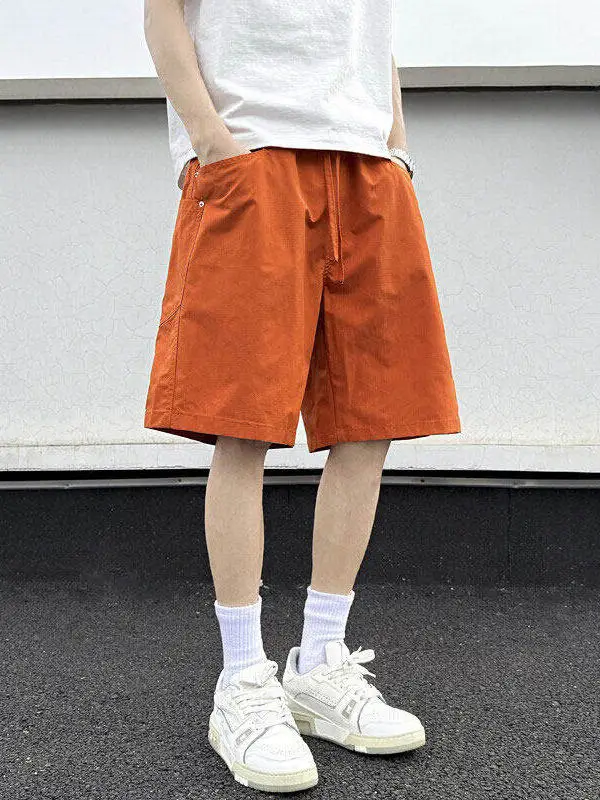 

American Sle Rivet Workwear orts Men Summer Trendy Thin Qui Dry Beach Sports Pants Outdoor Five-Quarter Length Cotton P...