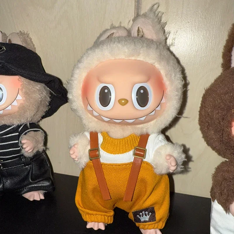 

17cm Cute Mini Plush Doll'S Clothes Outfit Accessories For Korea Kpop Exo Labubu Idol Dolls Tops And Pants Clothing Diy Kid Gift