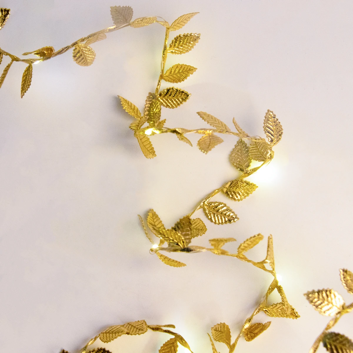 2m 20LED Golden Leaves String Lights Battery operated Fairy Light Fairy Light Wedding Birthday Party Room Bedroom Home Decor