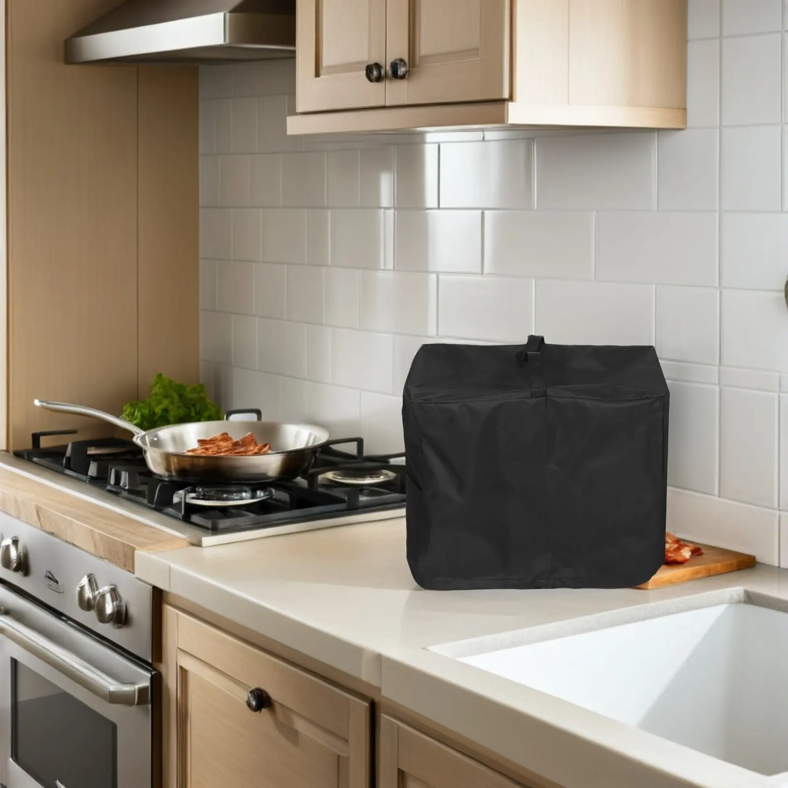 Blender Dust Cover Black Fabric Soundproof Mixer Bowl Protector Juicer Machine Small Kitchen Appliance Dustproof Cover with