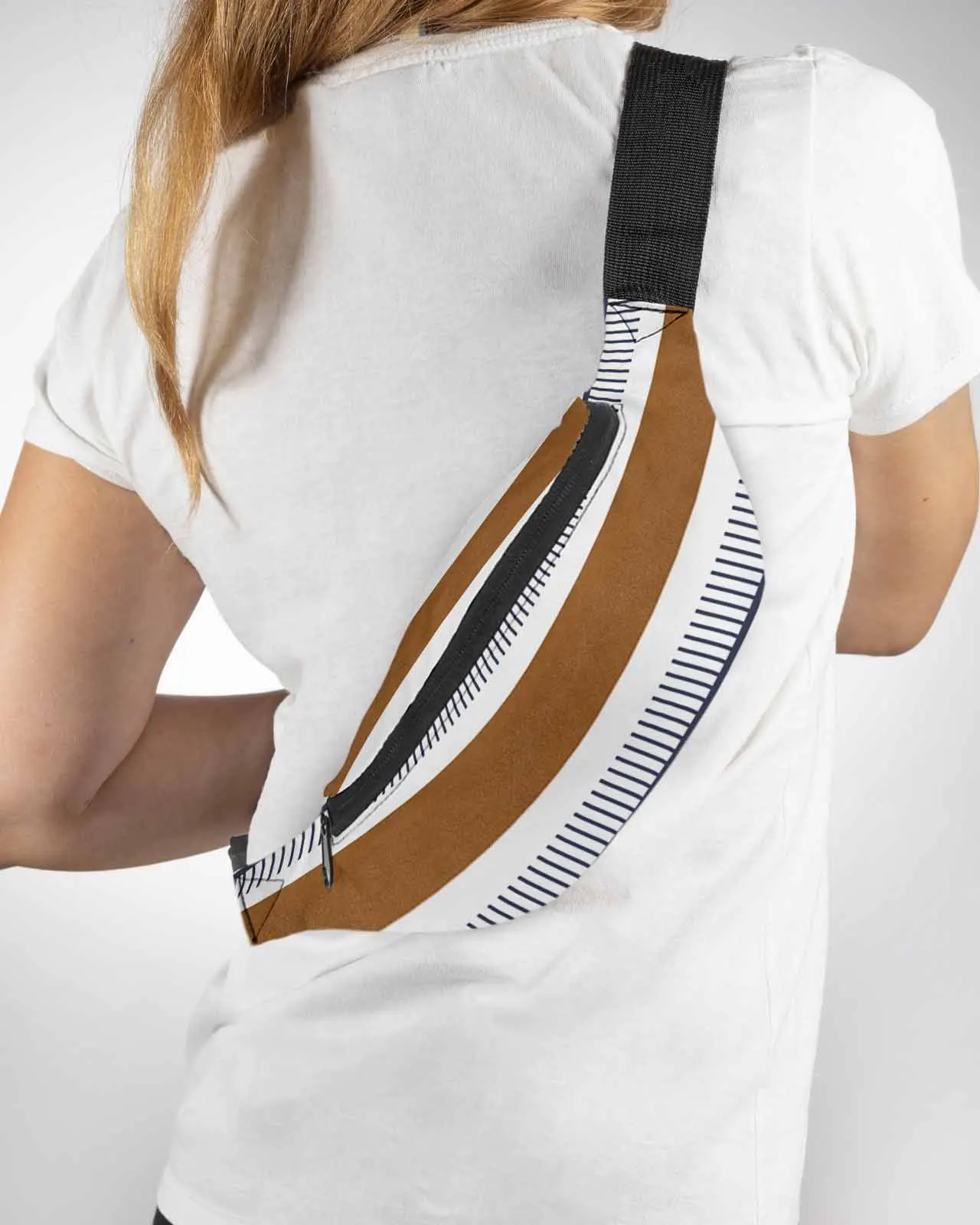 Vintage Farmhouse Tribal Stripes Bohemian Modern Phone Belt Bag Wallet Pouch Waterproof Waist Bag Fanny Pack for Women Men