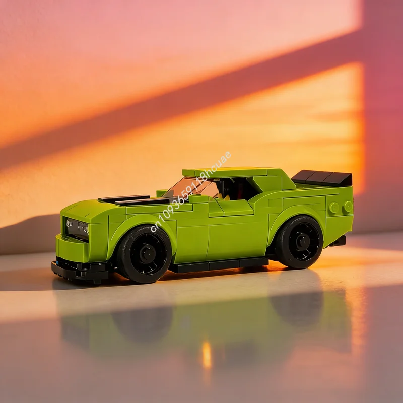 

223 детали MOC Конструктор «Челленджер» из серии «Городские чемпионы», архитектурная модель, развивающая игрушка, рождественский подарок, креативный обучающий конструктор